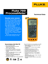 Thumbnail of document Data Sheet - 789 / IR3000FC Process Meter and Adapter Bundle Package